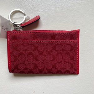 Coach Sig Mini Skinny ID Case